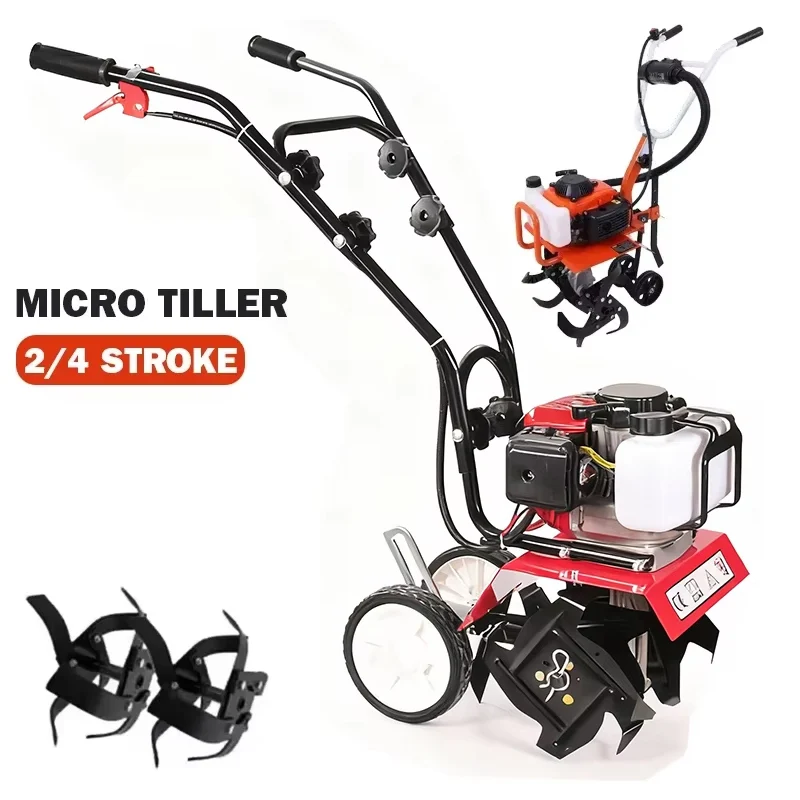Crossfit Machine - Mini cultivador a gasolina, motocultor eléctrico