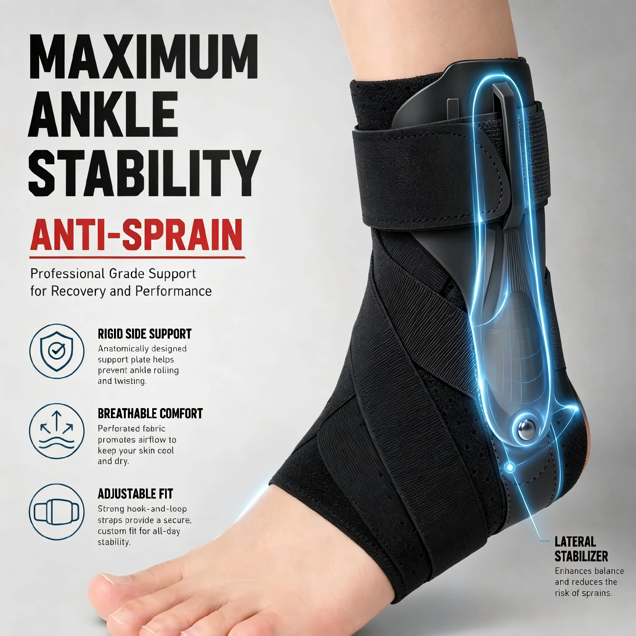 1/2 Piezas Soporte de Tobillo  - Ankle Mobility Band reseña y precio