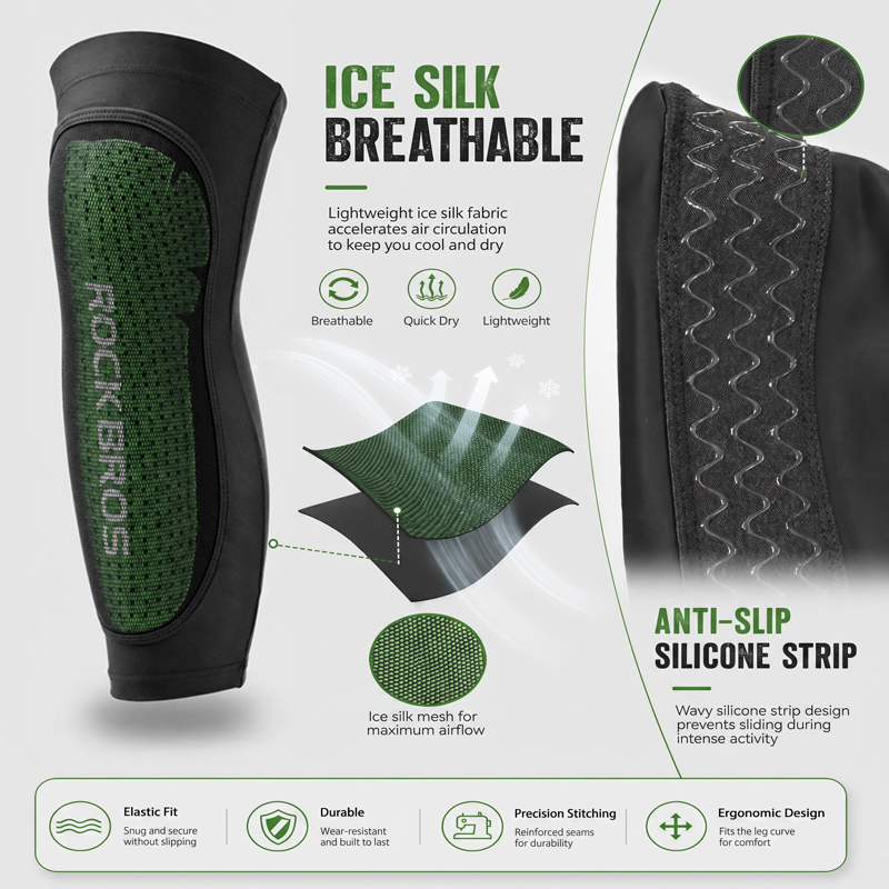 ROCKBROS-Protector de piernas  - Knee Sleeve Pair reseña y precio